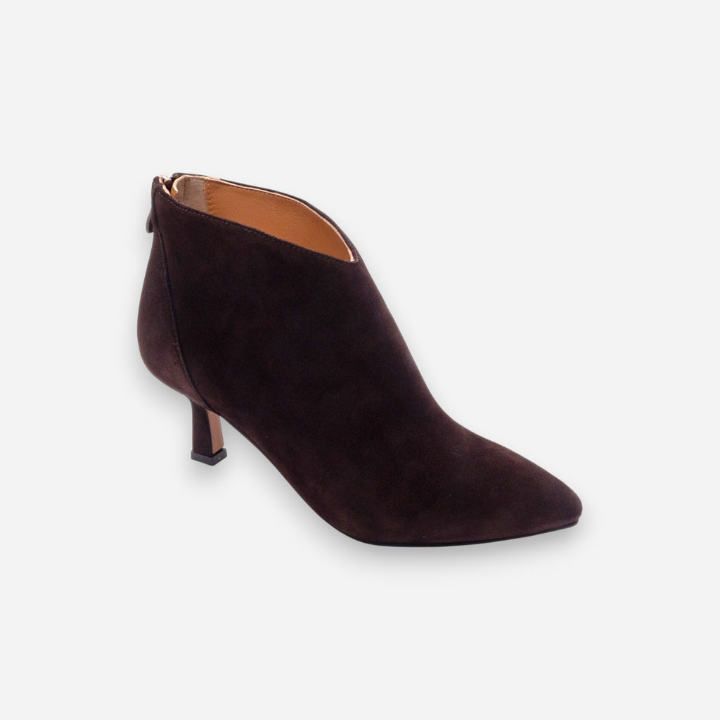 Tronchetto Donna Eva Picci Camoscio Marrone AMY