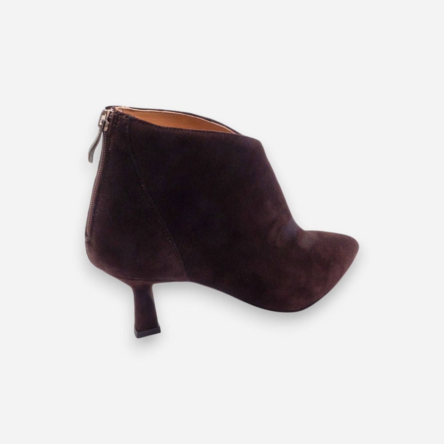 Tronchetto Donna Eva Picci Camoscio Marrone AMY