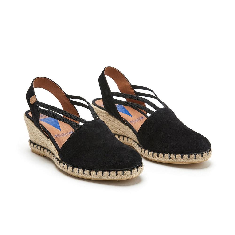 '- ["Campesine","Donna","PE25","Sandali","Scarpe","Scarpe sportive","Verbenas"] - Verbenas Maika Serraje Negro Negro - Lupis SRL