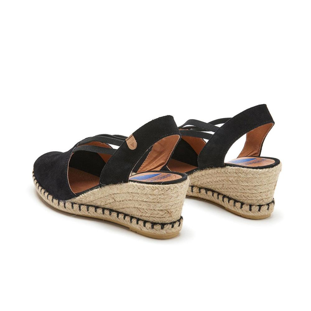 '- ["Campesine","Donna","PE25","Sandali","Scarpe","Scarpe sportive","Verbenas"] - Verbenas Maika Serraje Negro Negro - Lupis SRL