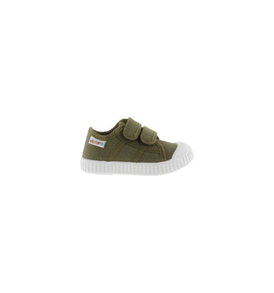 Victoria Kids' Canvas Khaki Basketball Shoes with Straps 136606-65