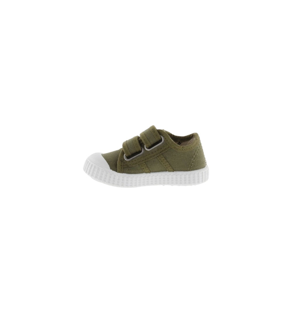 Victoria Kids' Canvas Khaki Basketball Shoes with Straps 136606-65
