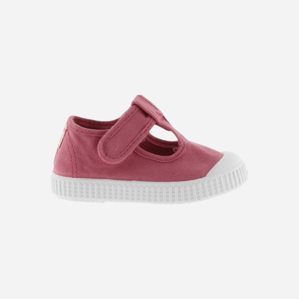 Victoria Kids Tinted Canvas Sandals Drec Raspberry 136625-09