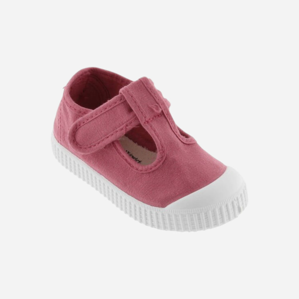 Victoria Kids Tinted Canvas Sandals Drec Raspberry 136625-09