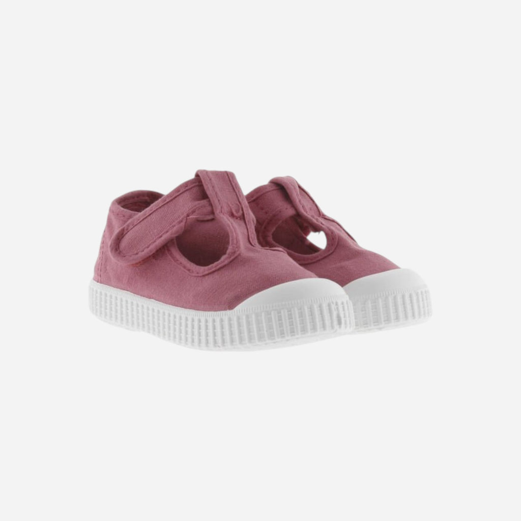 Victoria Kids Tinted Canvas Sandals Drec Raspberry 136625-09