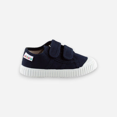 Victoria Sneakers Kids Basket Tiras Lona Navy 136606-30