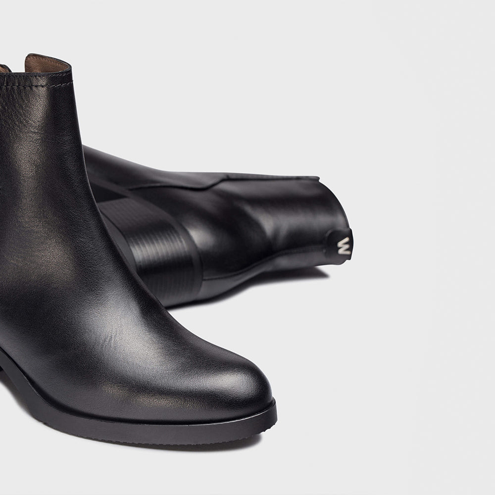 '- ["Donna","Nuovo","Scarpe","Stivaletti","Wonders"] - Wonders Isy Negro Santafe Negro - Lupis SRL