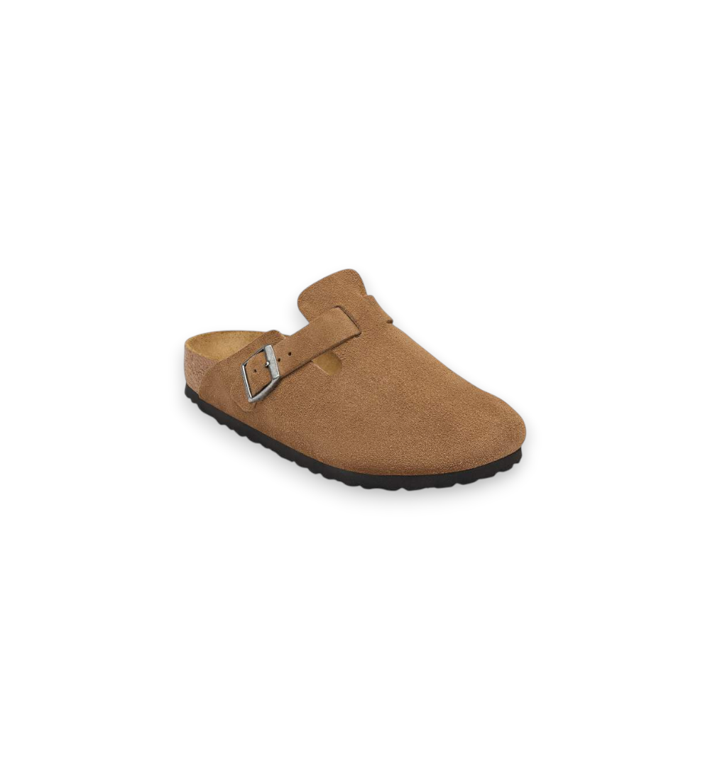 Birkenstock Boston Dark Tea Suede Leather - immagine 2