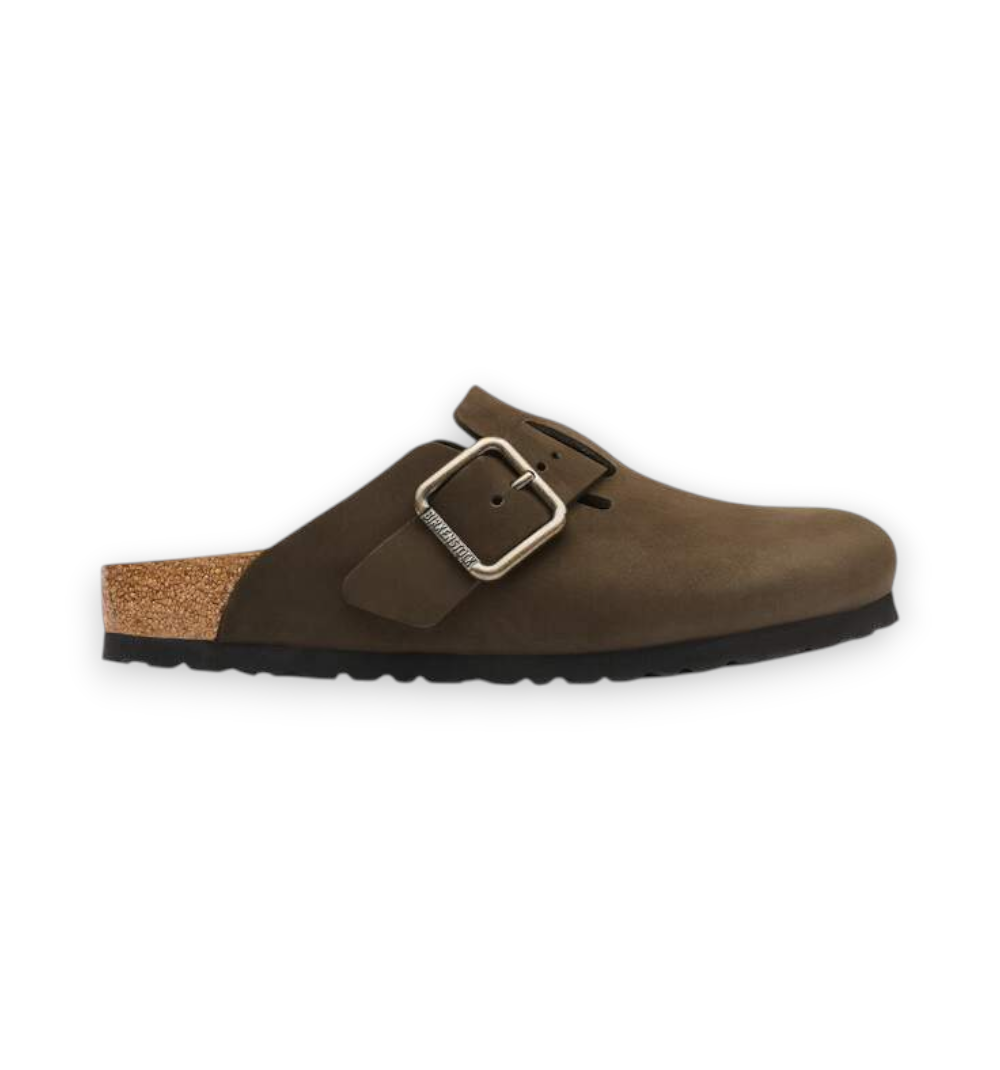 Birkenstock Boston WB Mocca Nubuck Leather