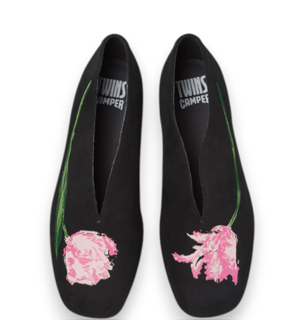 Camper CasiMyra Lara Schwarz Flower Ry Black