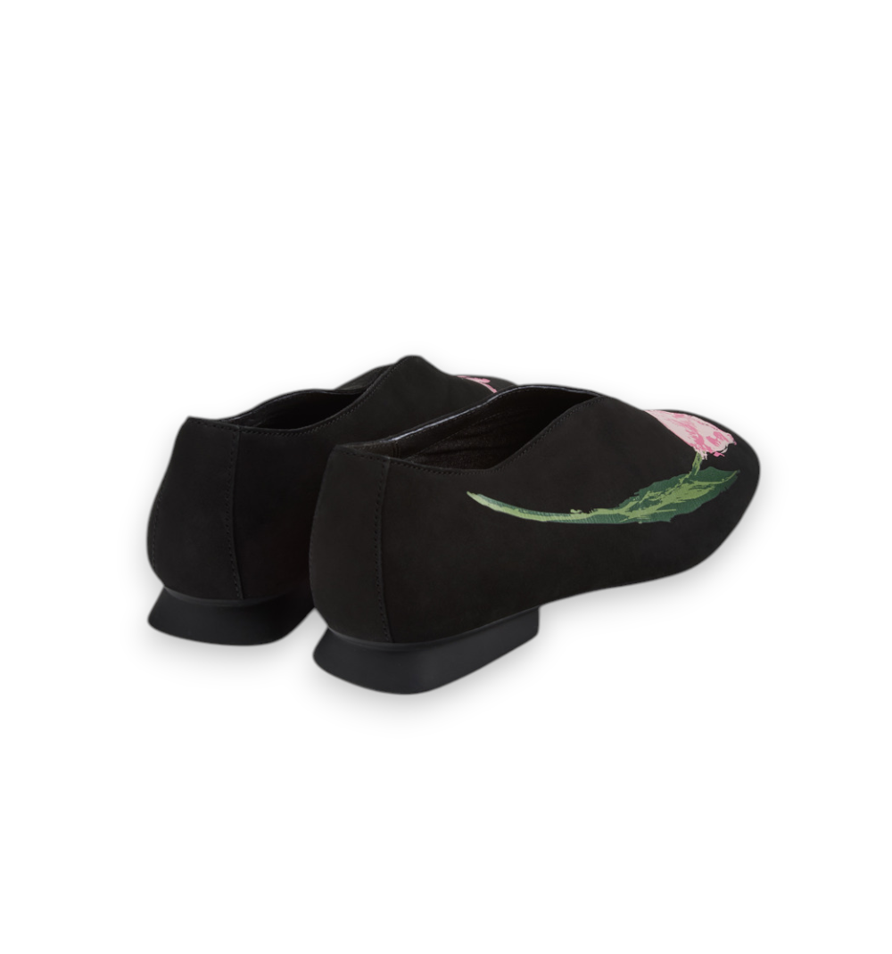 Camper CasiMyra Lara Schwarz Flower Ry Black