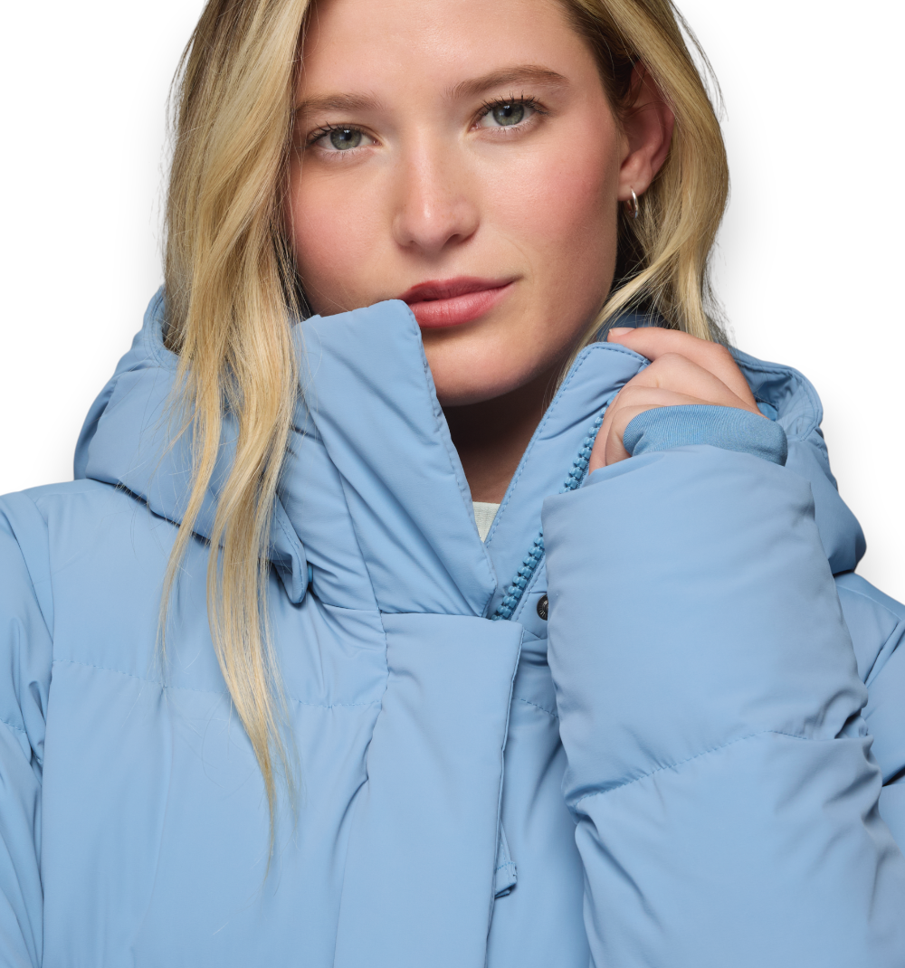 Columbia Sportswear Amaze Puff Hooded Jacket Rainy Day W