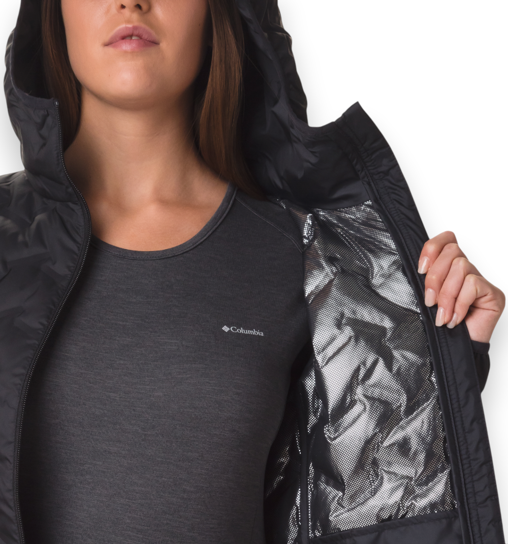 Columbia Sportswear Delta Ridge II Down Hooded Jacket Black W - immagine 3