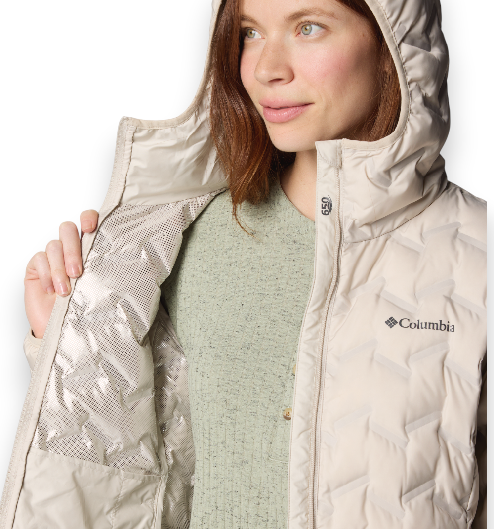 Columbia Sportswear Delta Ridge II Long Down Jacket Dark Stone W - immagine 2