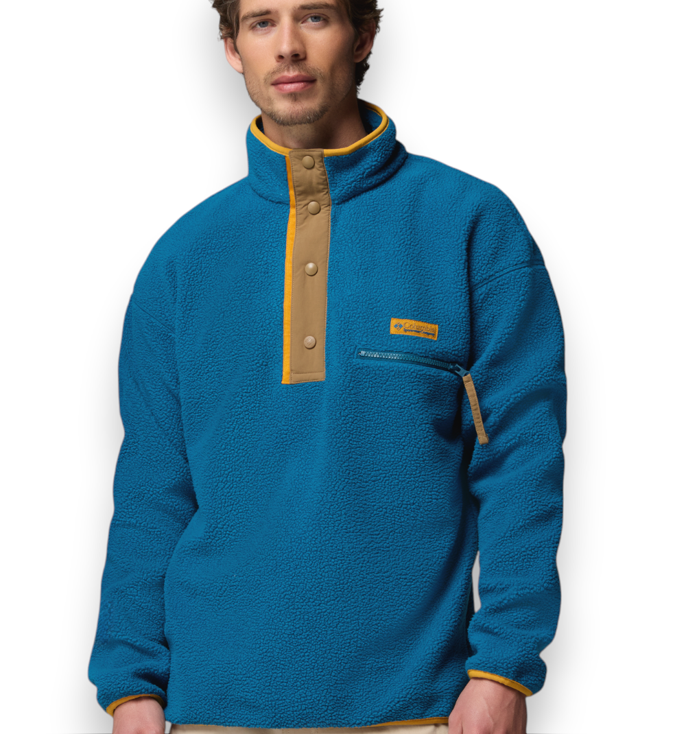 Columbia Sportswear Helvetia II Half Snap Fleece Phoenix Blue M - immagine 3