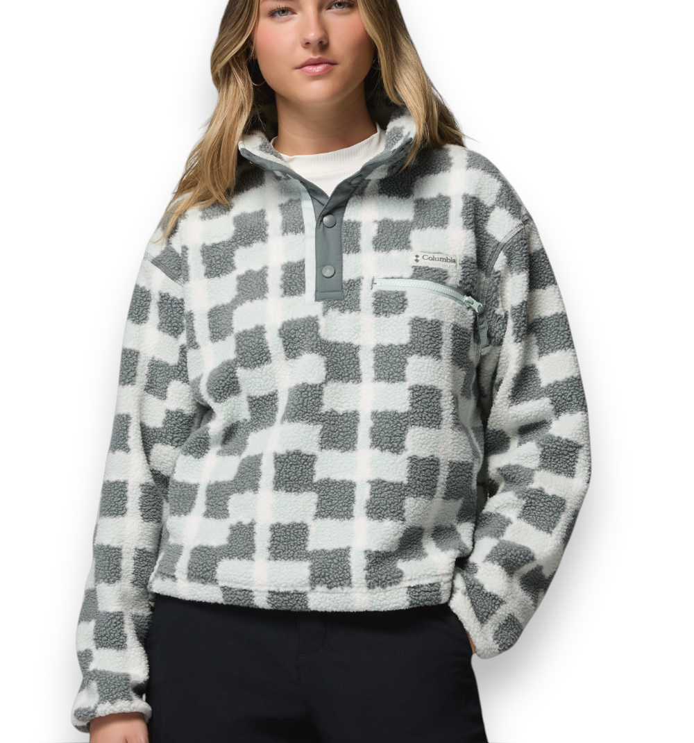 Columbia Sportswear Helvetia II Printed Cropped Half Snap Sedona Sage Geostac W - immagine 3