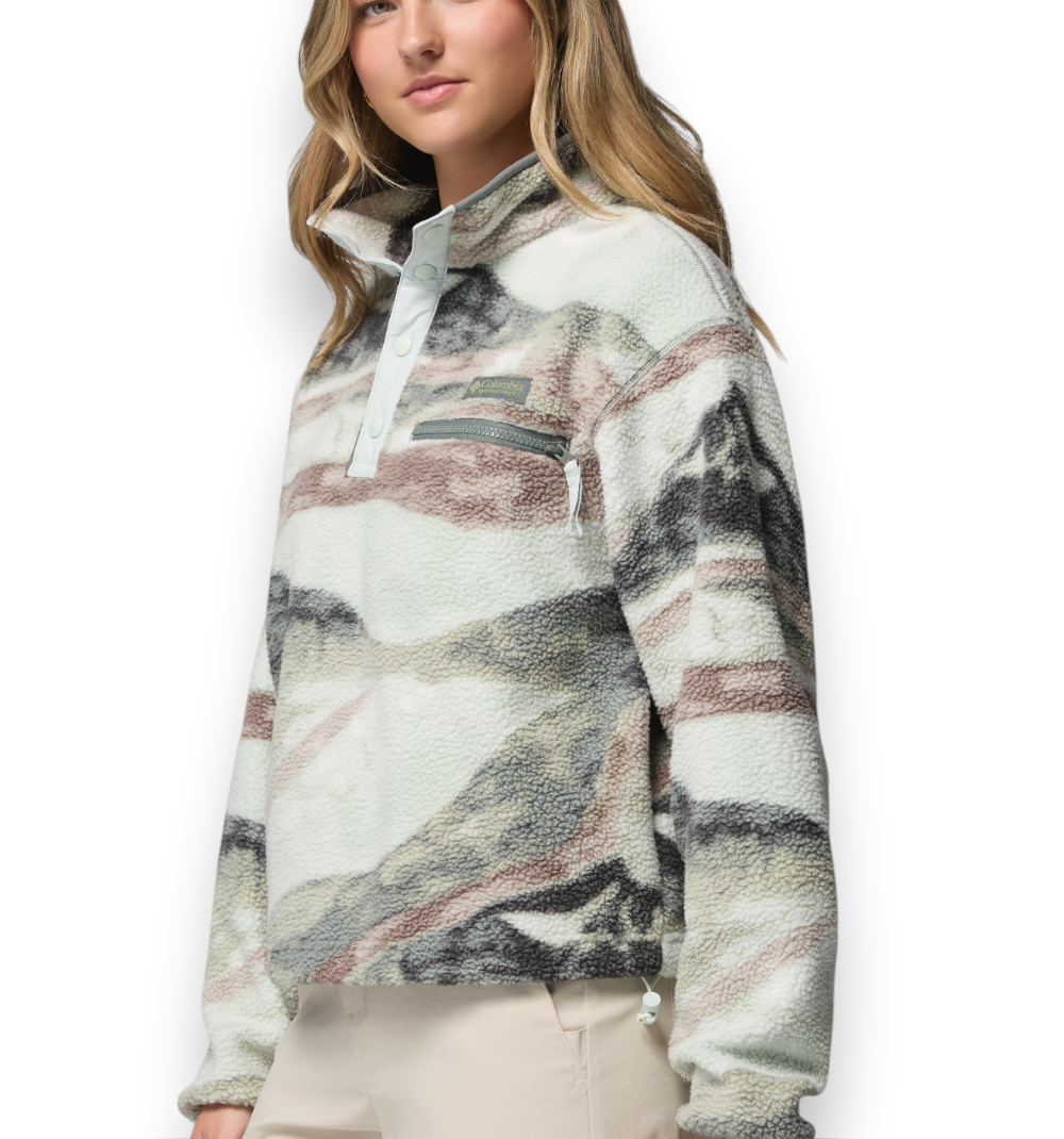 Columbia Sportswear Helvetia II Printed Cropped Half Snap Sedona Sage Summits W - immagine 4