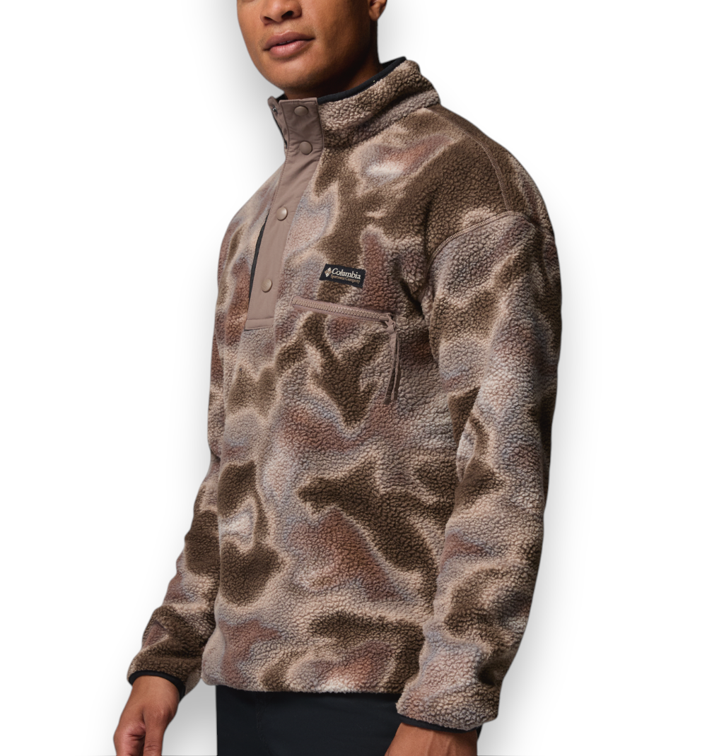 Columbia Sportswear Helvetia II Printed Half Snap Fleece Iron Dyeflow M - immagine 3