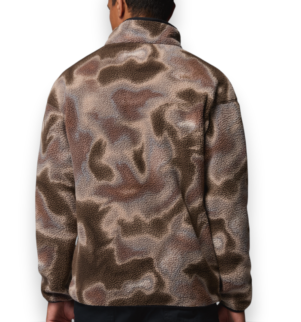 Columbia Sportswear Helvetia II Printed Half Snap Fleece Iron Dyeflow M - immagine 4