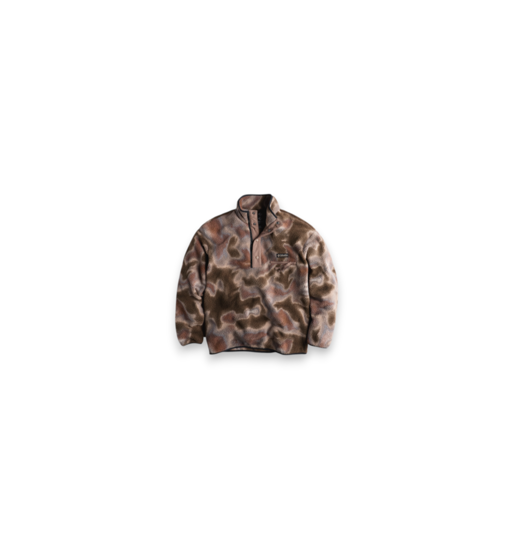 Columbia Sportswear Helvetia II Printed Half Snap Fleece Iron Dyeflow M - immagine 2