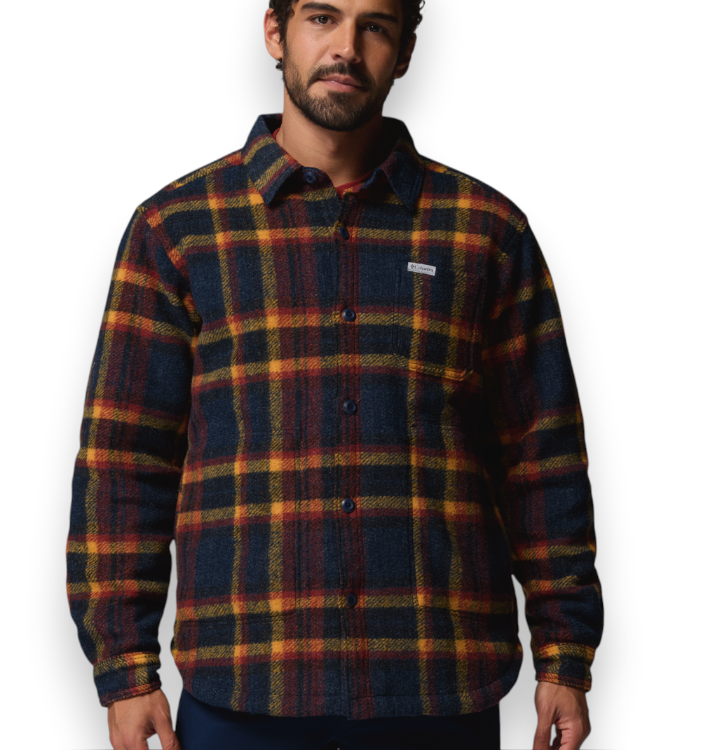 Columbia Sportswear Hunter Arch Shirt Jacket Collegiate Navy M