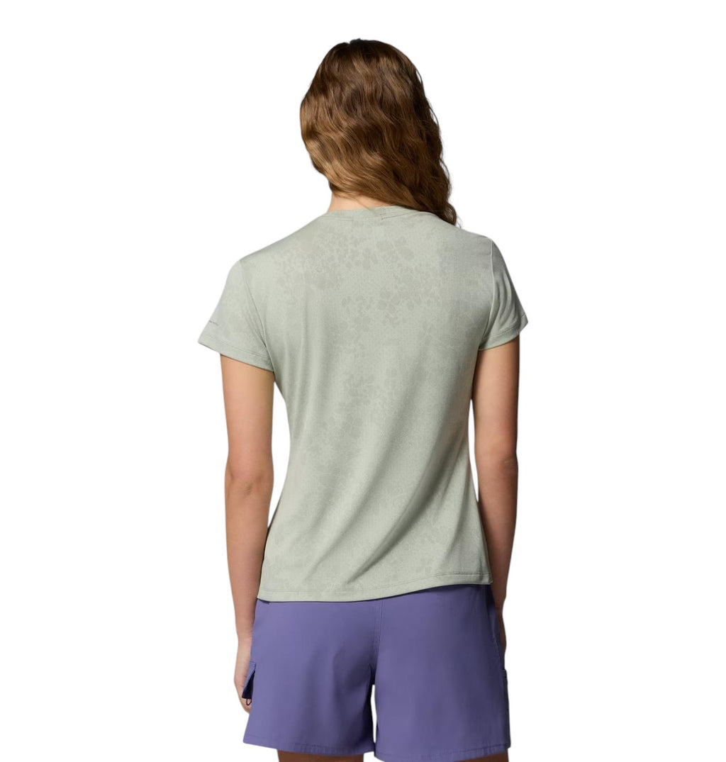 Columbia Sportswear Women's T-Shirt Bluebird Canyon II SS Crew Safari Florage 2164482
