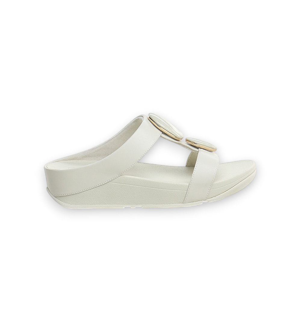 FitFlop Women's Slipper Fino H-Bar Slide Oversized Turtle A2K-A99