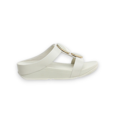 FitFlop Women's Slipper Fino H-Bar Slide Oversized Turtle A2K-A99