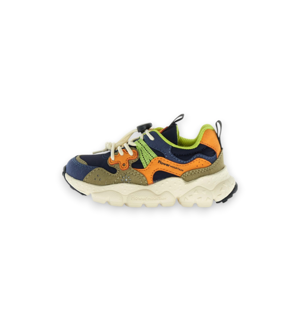 Flower Mountain Yamano 3 Junior Nylon Navy Senape Orange - immagine 3