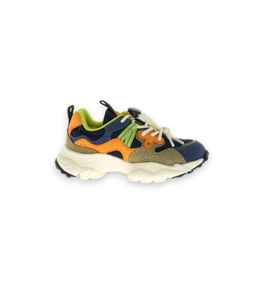 Flower Mountain Yamano 3 Junior Nylon Navy Senape Orange