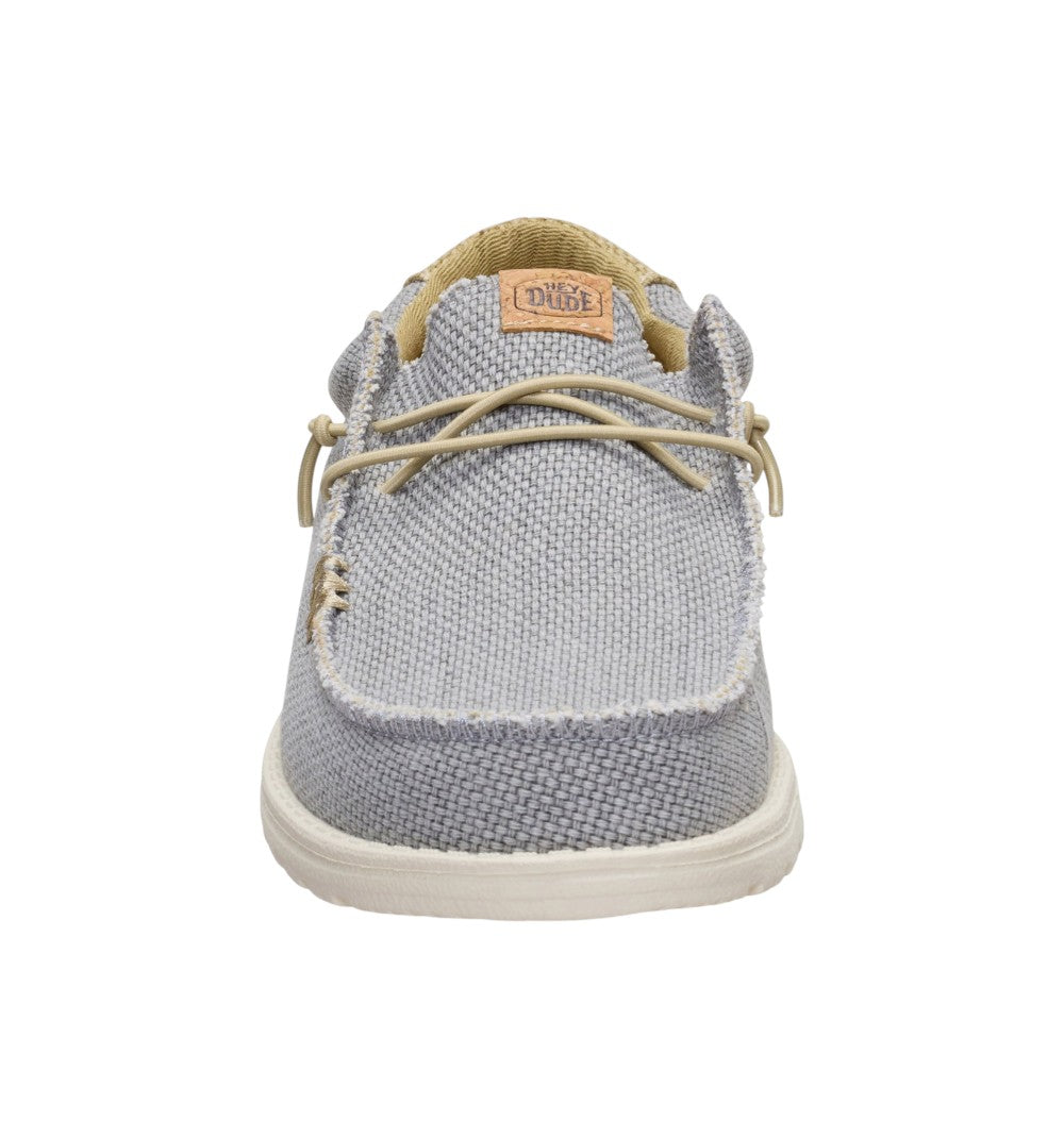HEYDUDE Slip-On Unisex Wally Braided Flannel Grey 40003-1YF