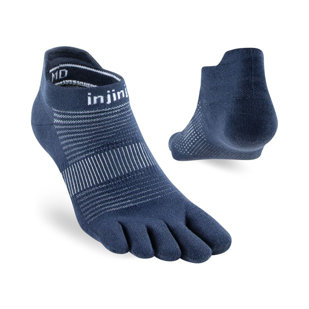 '- ["Accessori","Donna","Injinji","PE25","Unisex","Uomo"] - Injinji Run Lightweight No-Show Coolmax Ecomade Navy - Lupis SRL