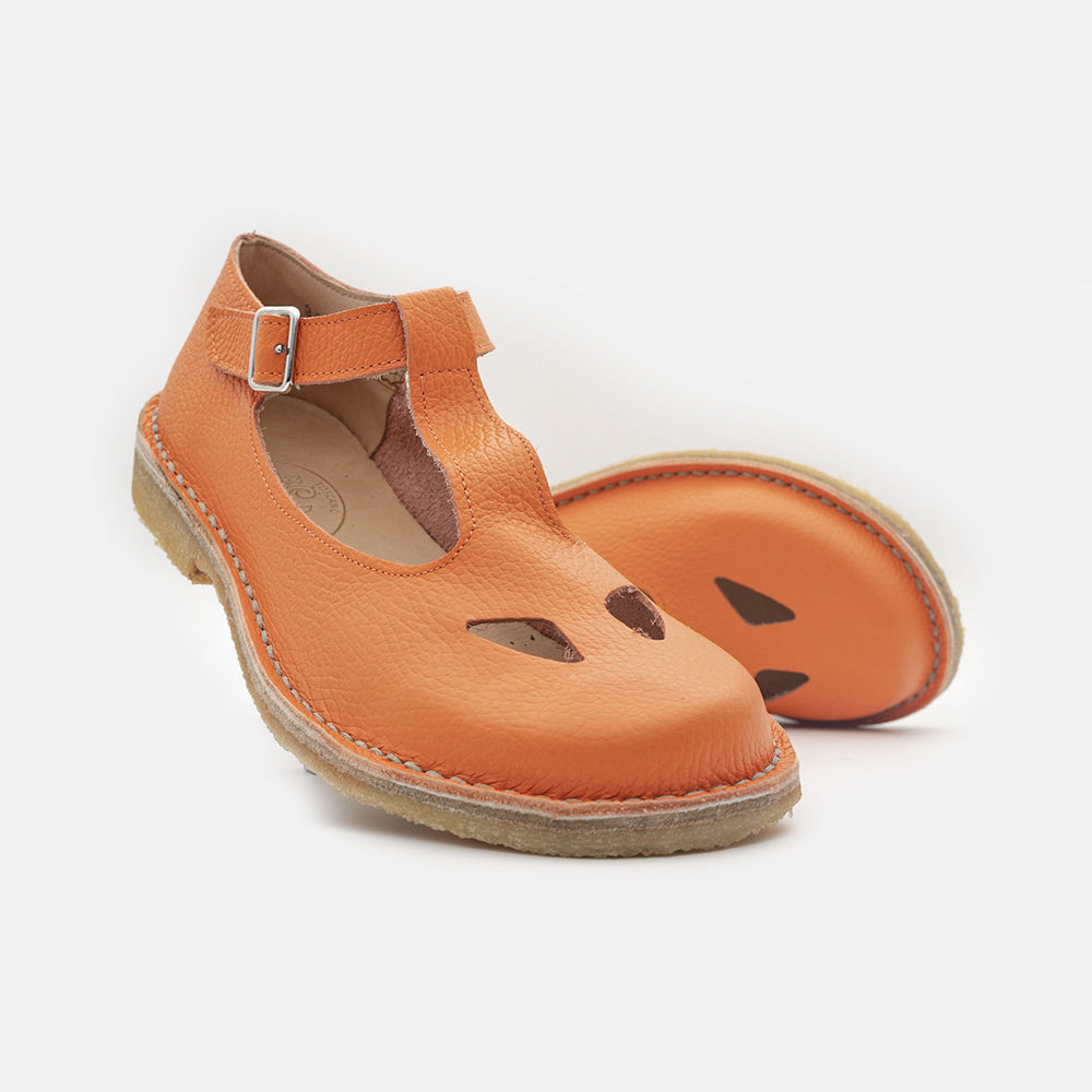 '- ["Artigianato","Donna","Manufatto Toscano Vinci","Sandali Eleganti","Scarpe","Ultima Taglia"] - Manufatto Toscano Vinci 3 Dollaro Arancio Sfod. - Lupis SRL