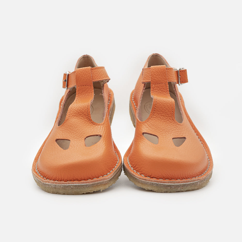 '- ["Artigianato","Donna","Manufatto Toscano Vinci","Sandali Eleganti","Scarpe","Ultima Taglia"] - Manufatto Toscano Vinci 3 Dollaro Arancio Sfod. - Lupis SRL