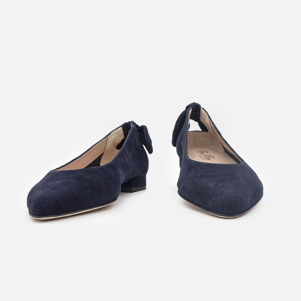 '- ["Artigianato","Ballerine","Donna","Eva Picci","Scarpe"] - Ballerine Da Donna Eva Picci 1169 Ballerina Camoscio Blu - Lupis SRL