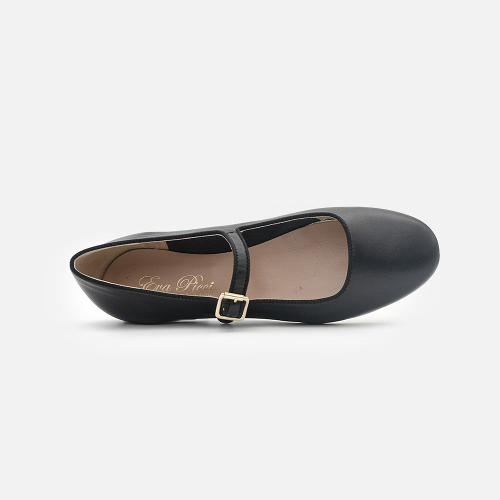 '- ["Artigianato","Ballerine","Donna","Eva Picci","Scarpe"] - Ballerine Da Donna Eva Picci 1177 Nappa Nero - Lupis SRL