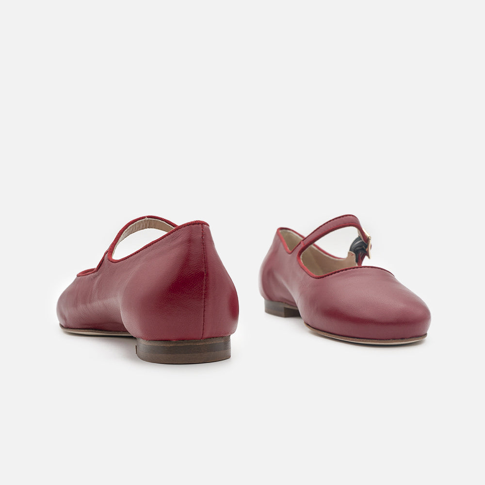 '- ["Artigianato","Ballerine","Donna","Eva Picci","Scarpe"] - Ballerine Da Donna Eva Picci 1177 Nappa Rosso - Lupis SRL