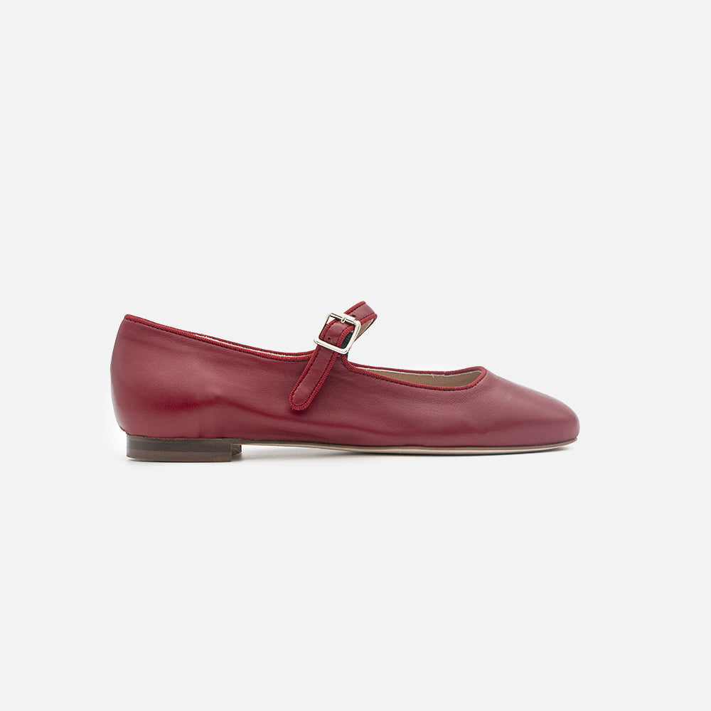'- ["Artigianato","Ballerine","Donna","Eva Picci","Scarpe"] - Ballerine Da Donna Eva Picci 1177 Nappa Rosso - Lupis SRL