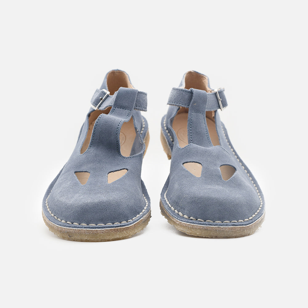 '- ["Artigianato","Donna","Manufatto Toscano Vinci","Sandali Eleganti","Scarpe"] - Manufatto Toscano Vinci 3 Velour Indaco Sfod. - Lupis SRL