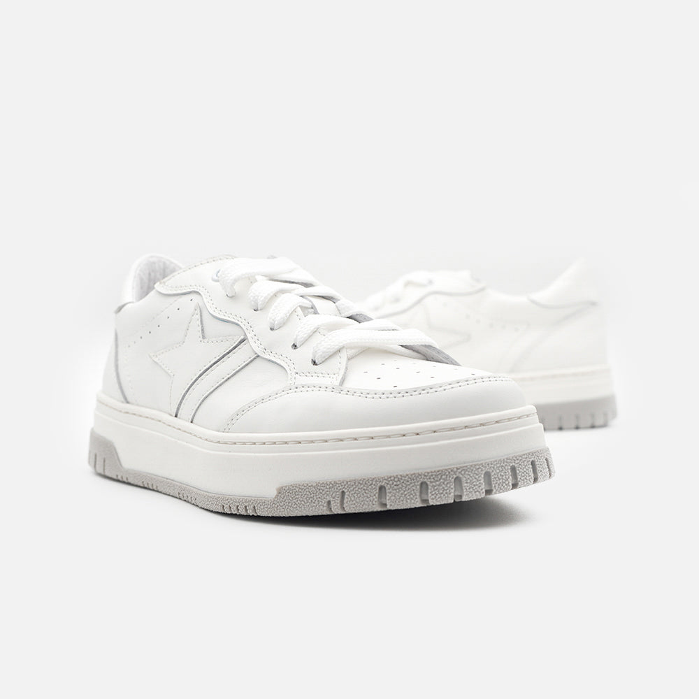 '- ["Artigianato","Dianetti","Donna","Kids","Scarpe","Scarpe sportive"] - Dianetti 1477 Nappa Bianca Fod. Bianca Taiwan 3167 - Lupis SRL