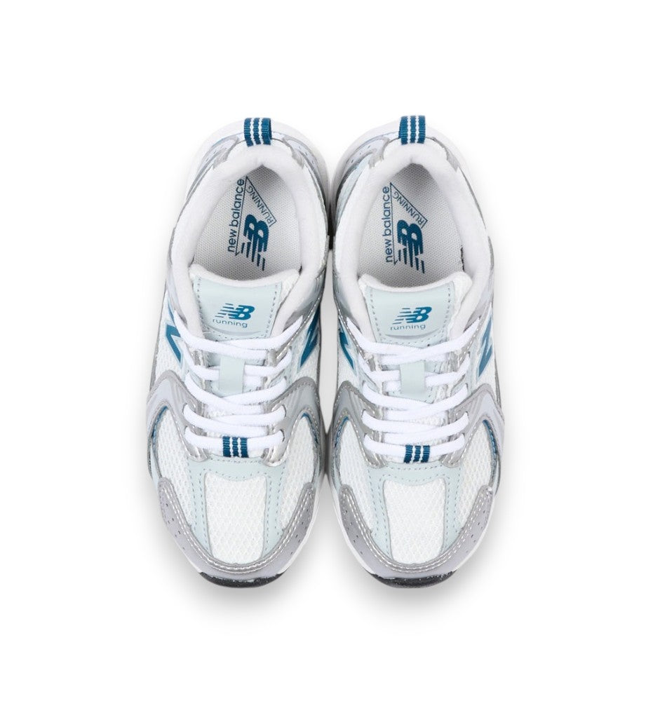 New Balance Kids Lifestyle Silver Metallic Streamsong Synthetic Textile P5307TI