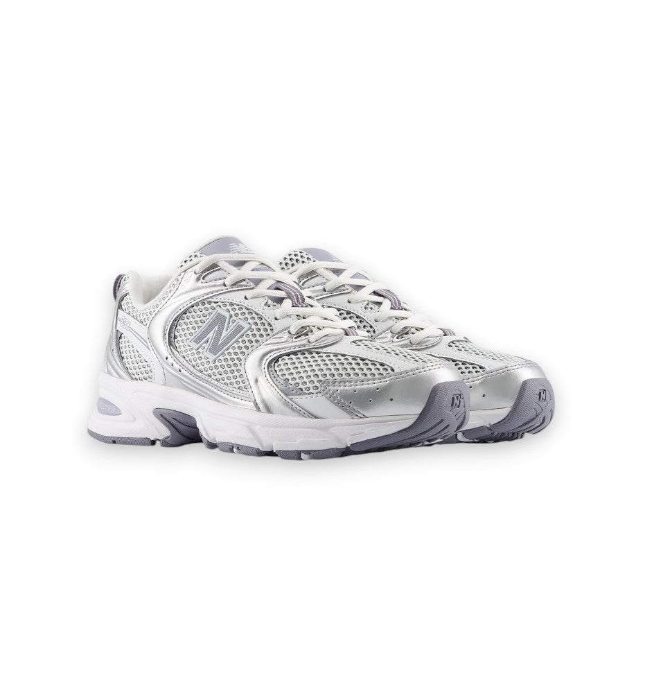 New Balance Lifestyle Unisex Synthetic-Mesh Grey Matter Silver Met U530KLA