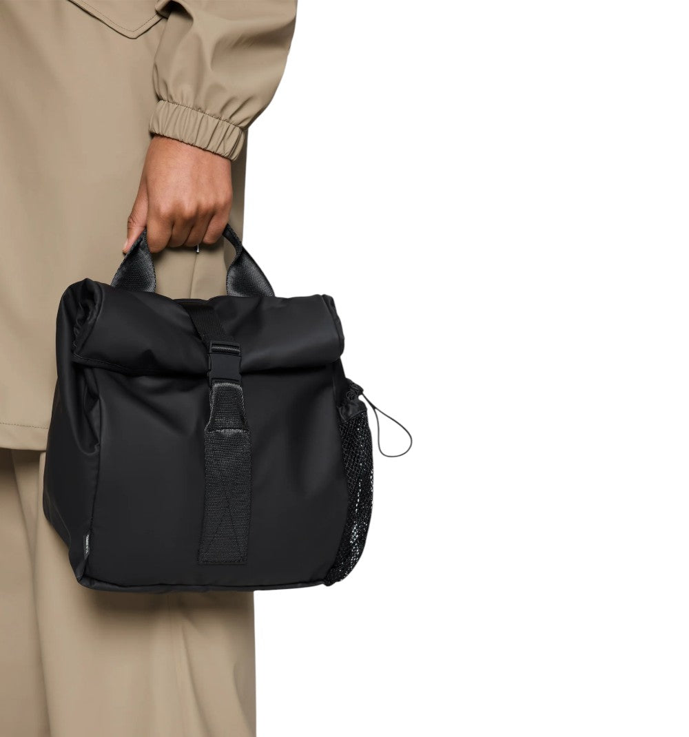 Rains Unisex Lunch Bag Large Black 14450-BLA
