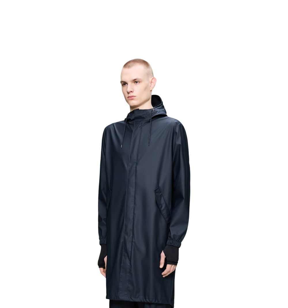 Rains Unisex Fishtail Parka Navy 18140-NAV