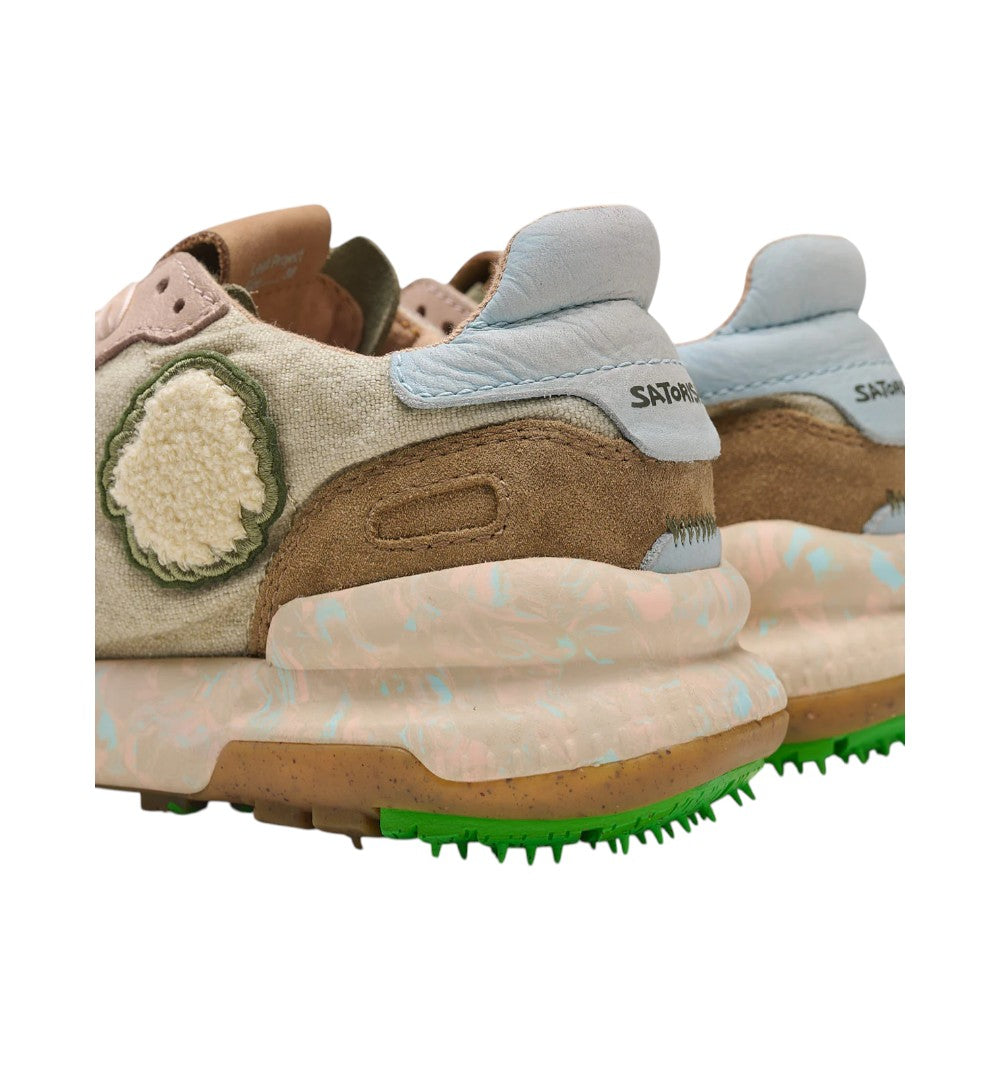 Satorisan Women's Shoes Chacrona Linen Urbanite Green W 110108A