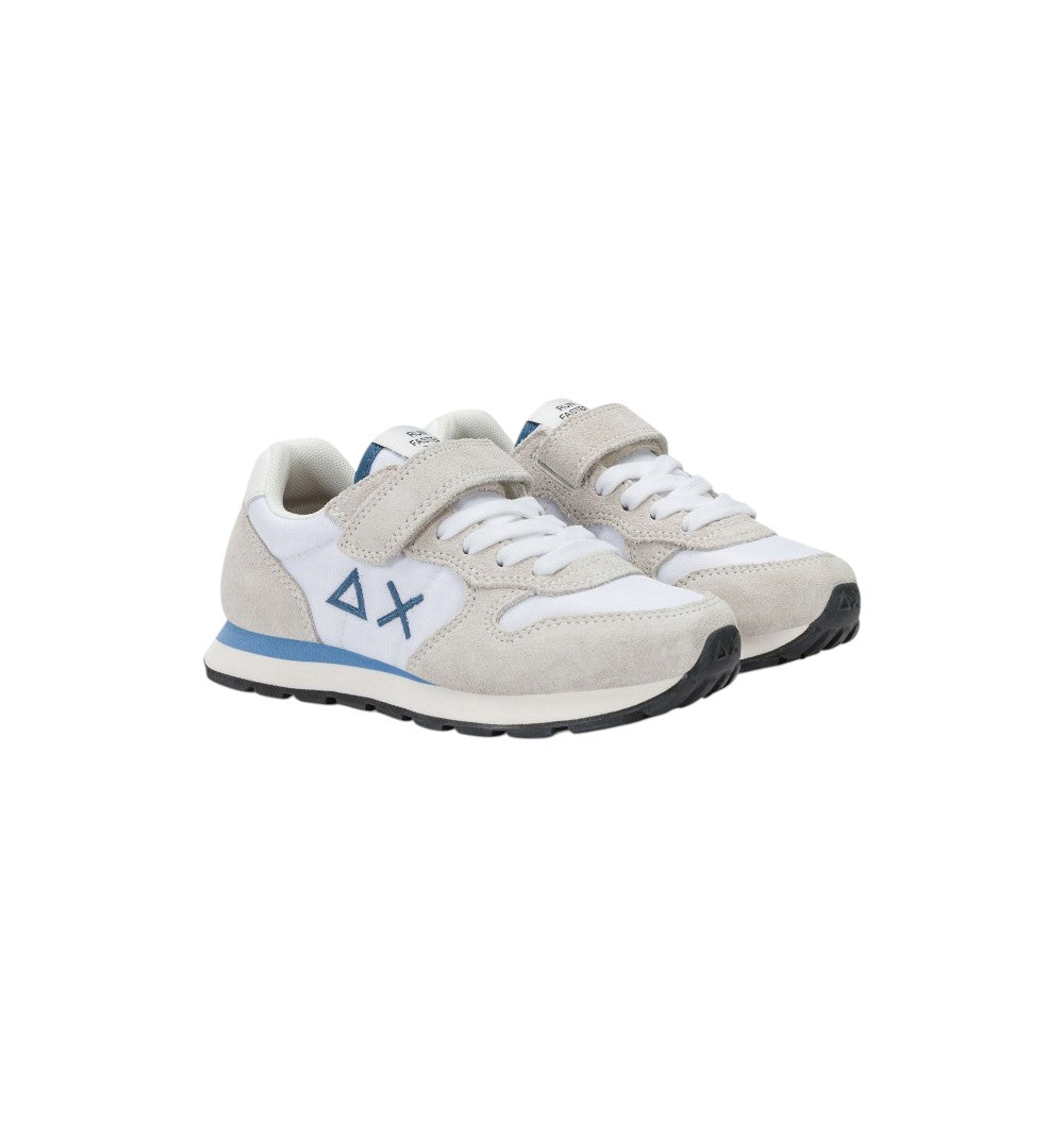 Sun68 Boys' Niki Solid Kid Sports Shoes White Z36321K